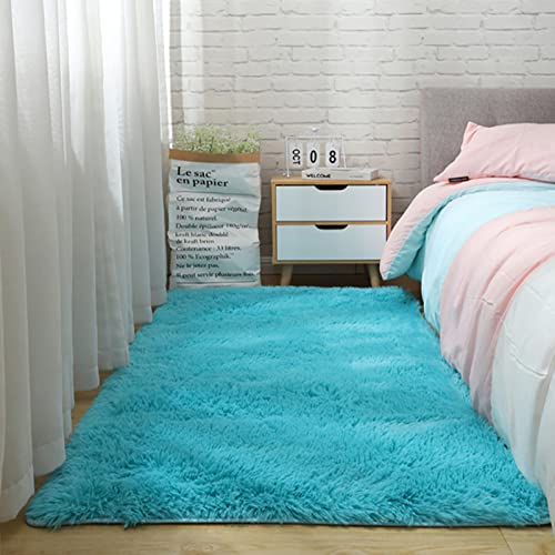 XIANPING Alfombra de Pelo 50x140cm Antideslizante Suave Mullida Mullida Alfombras Duradera Resistente Cover