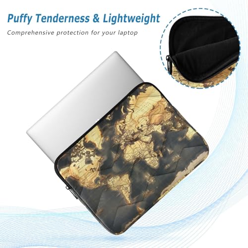 Funda para laptop 13-14 pulgadas impermeable con mapa histórico miniatura 5