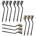 Produktbild OxoxO Wire Scratch Brush Set for Cleaning Welding Slag and Rust Curved Handle Masonry brush (Stainless Steel and Brass)