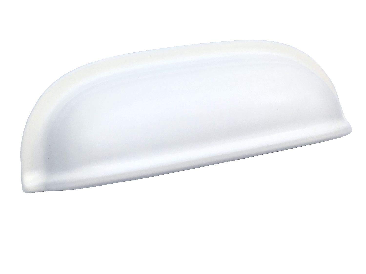 Poignée de meuble blanche 64mm pour rénover un buffet de cuisine