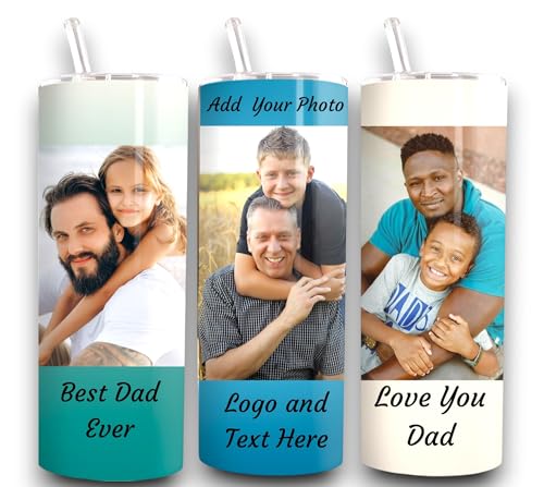 Custom Photo Tumbler for Dad