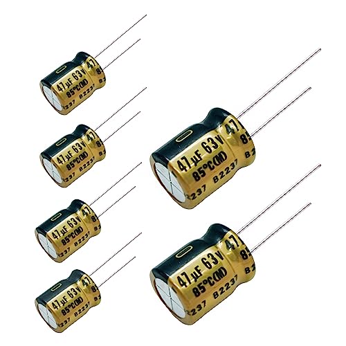 6 pcs Nichicon FG Capacitors 63V 47uf Audio Grade
