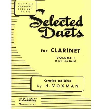 [(Selected Duets for Clarinet, Volume I: (Easy-... B00Y2T27VU Book Cover