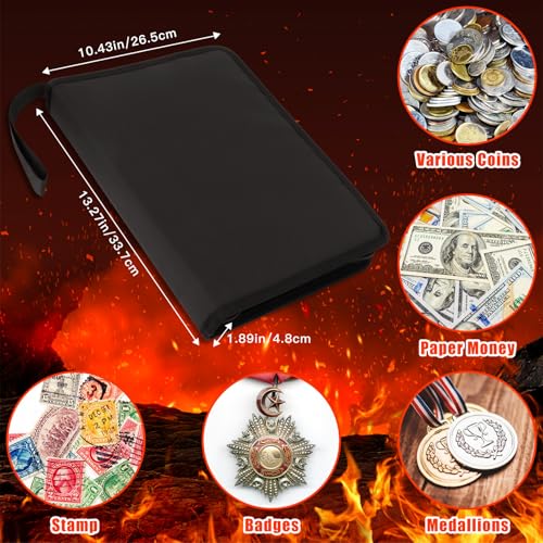 Himomo COIN COLLECTION BOOK Holder For Collectors, 512 Pockets Coins Collecting Album & 12 Sleeves Money Organizer Binder thumb #4