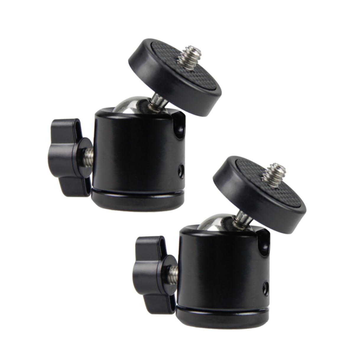 ARTIBETTER 2pcs Aluminum Alloy Spherical Head Ball Tilt Camera Stand for Compact Ball Head SLR Camera