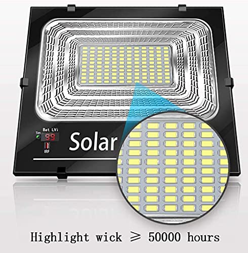 Luz de inundación solar LED para canchas de baloncesto y exteriores con pantalla 3