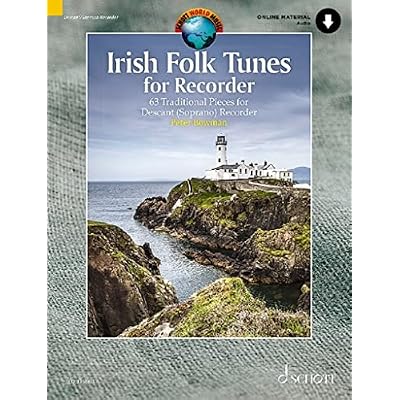 Irish Folk Tunes for Descant Recorder: 63 Traditional Pieces: Descant Recorder Book with Online Audio