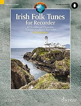 Paperback Irish Folk Tunes - Descant Recorder (Book/Online Audio) Book