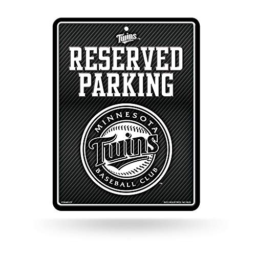 Rico Twins - Carbon Fiber Design - Metal Parking Sign PSM4601CF Twins - Carbon Fiber Design - Metal Parking Sign