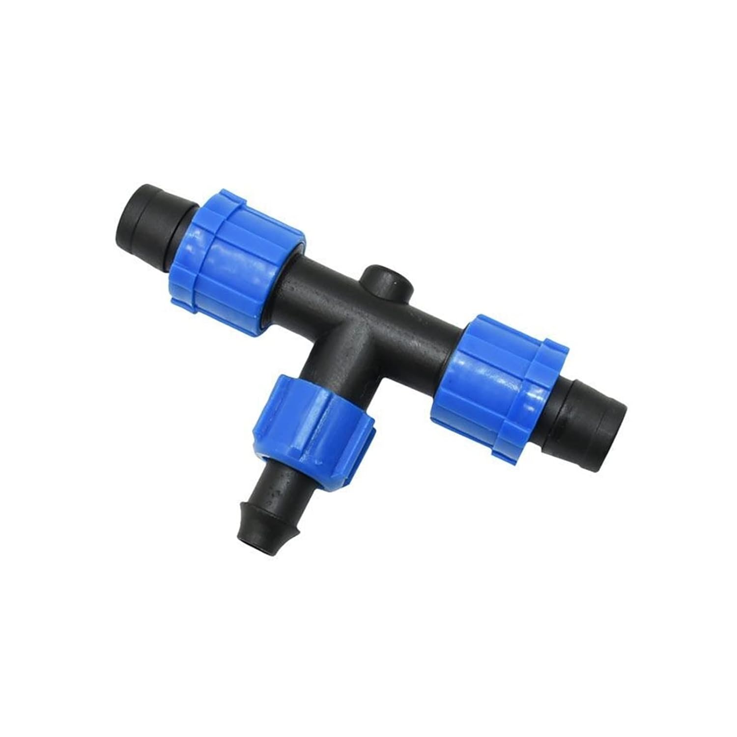 Garden Drip Irrigation System Accessories Greenhouse 16 Mm Drip Irrigation Belt With Three-way Water Divider Irrigation Drip Irrigation Belt With Three-way Two-way Connector Screw Lock Nut 20 Pi