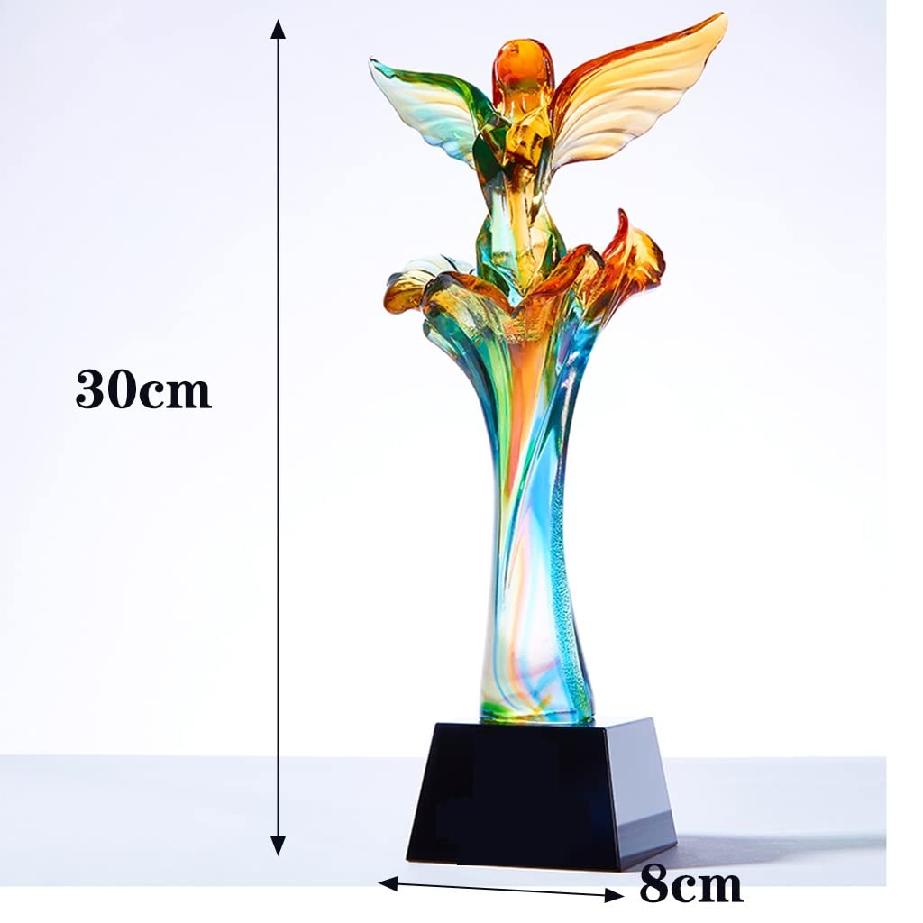 Trofei, medaglie e premi Bellissimo Trofeo In Vetro Creativo Trofeo Del Concorso Per L'innovazione Premi Del Concorso Di Canto Scolastico Regalo Del Trofeo Del Concorso Della Dea Più Bella Della Model