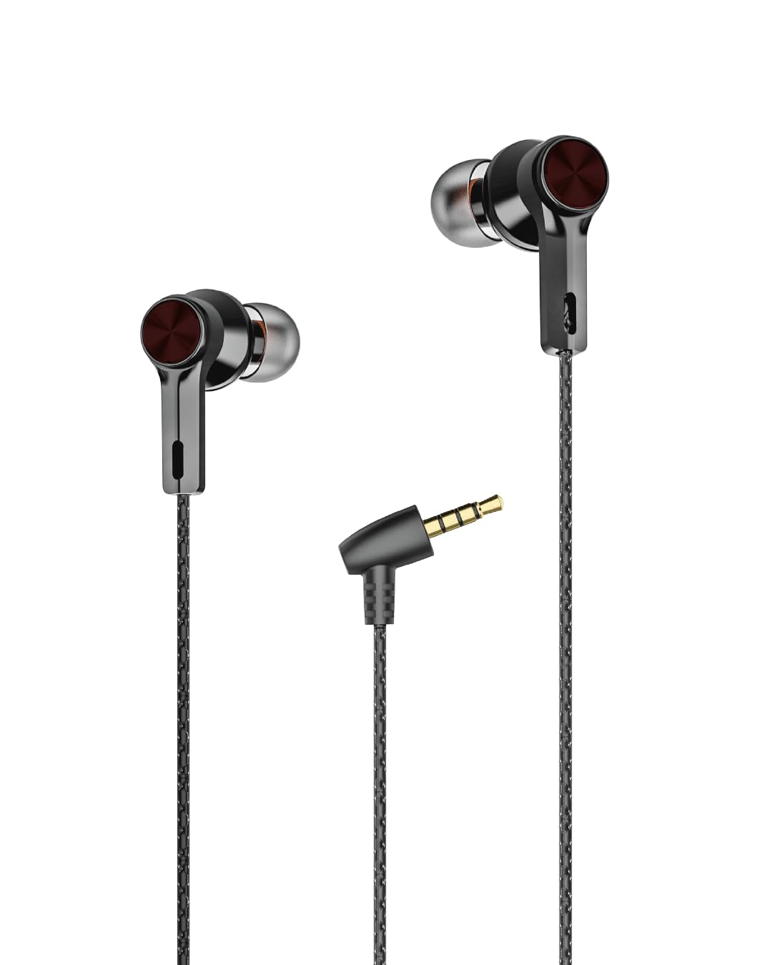 POWERzz Glory Wired Earphones - 3.5 mm Jack - Rubberised Heads - Tangle-Free Cables - L-Type Gaming Connector - Dual Channel Audio (Black) (B0CZ9J2RQ2) Amazon Price History, Amazon Price Tracker