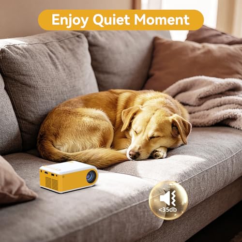 Mini Projector Portable Projectors with Wifi & Bluetooth Outdoor Projector - image 8