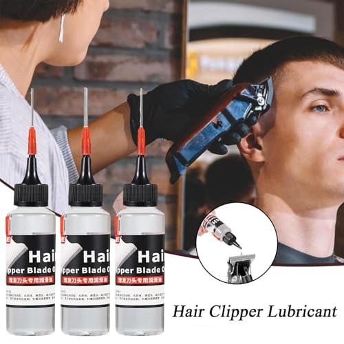 3pcs Scherkopf ÖL für Haarschneidemaschinen Rasierer ÖL Haarschneidemaschine Ö-L für Rasierer ScherkopföL Geruchloses Reibungsminderndes für Haarschneider Rasierer Feinmechanik Ö-L 60ml