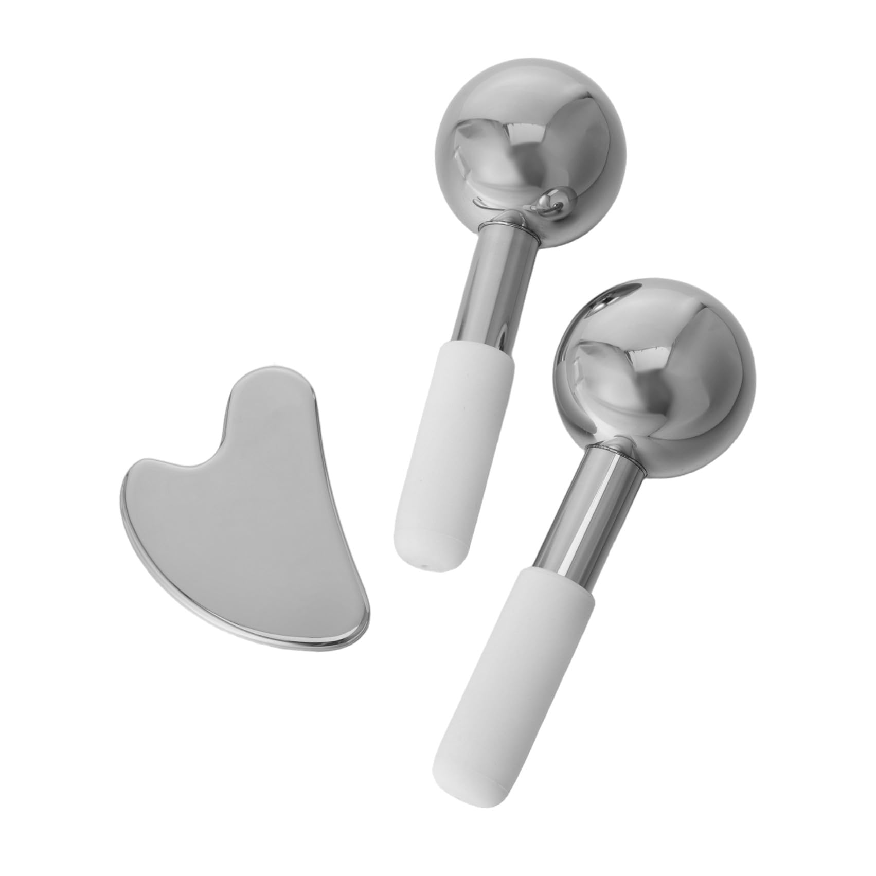 Didiseaon Gua Sha Multiple Set in Inossidabile Promuove la Circolazione Sanguigna e Ringiovanimento della Pelle per Massaggio Viso e Corpo per o