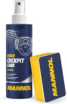 MANNOL 6149 Cockpit Care Vanilla Scented with Sponge 8.45 oz
