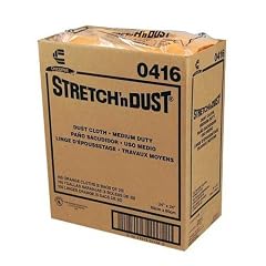 Chicopee Wipe Industrial Cloth Yellowith Orange Stretch N Dust Towel 23 5X24-100 per case