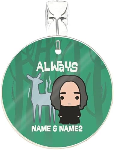 Miniatura 5 de Harry Potter Always Doe Personalizado Snape 3.5 pulgadas Starfire Prints colgante accesorio de impresión de vidrio Ideal para regalar y