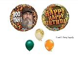 DUCK DYNASTY Uncle Si Camouflage Happy Birthday Party Balloons Favors Decorations Supplies