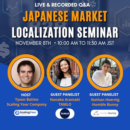 Special Episode: Localize for the Japanese Market With Nanako Aramaki & Nathan Hoernig cover art