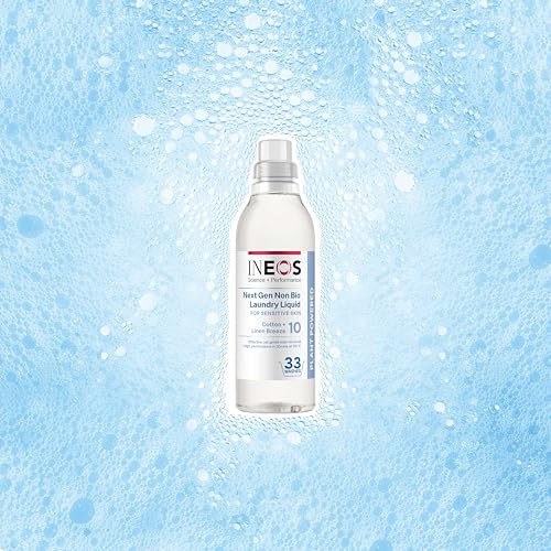 INEOS Non Bio Laundry Washing Liquid Detergent for Sensitive Skin, 198 Washes (6 x 1L) Stain Removal for Clothes, Plant Powered, Stress Relieving Fragrance, Vegan, Cruelty Free, Cotton + Linen Breeze - Image 5