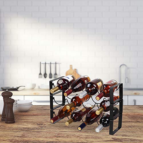 Soporte para Botellas de Vino Metalico Volowoo miniatura 5