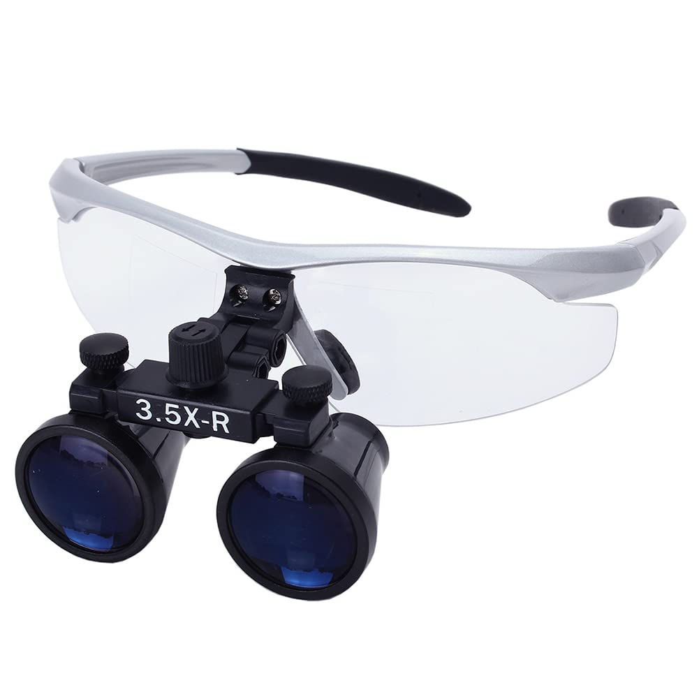 Loupes 3.5 avec lumière, Loupes, Loupes binoculaires Portables en Verre Optique, Loupe binoculaire pour Laboratoire,