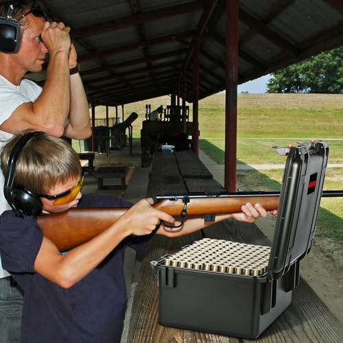 260 Round Shotgun Ammo Storage Box – TSA Approved Waterproof Ammo Box for 12GA, 20GA, 16GA, 10GA and 8GA, Shotgun Ammo Case for Beginner Hunting/Travel Safe/Home Storage/Shockproof Ammo Storage Cases by LUGECASE - Image 7