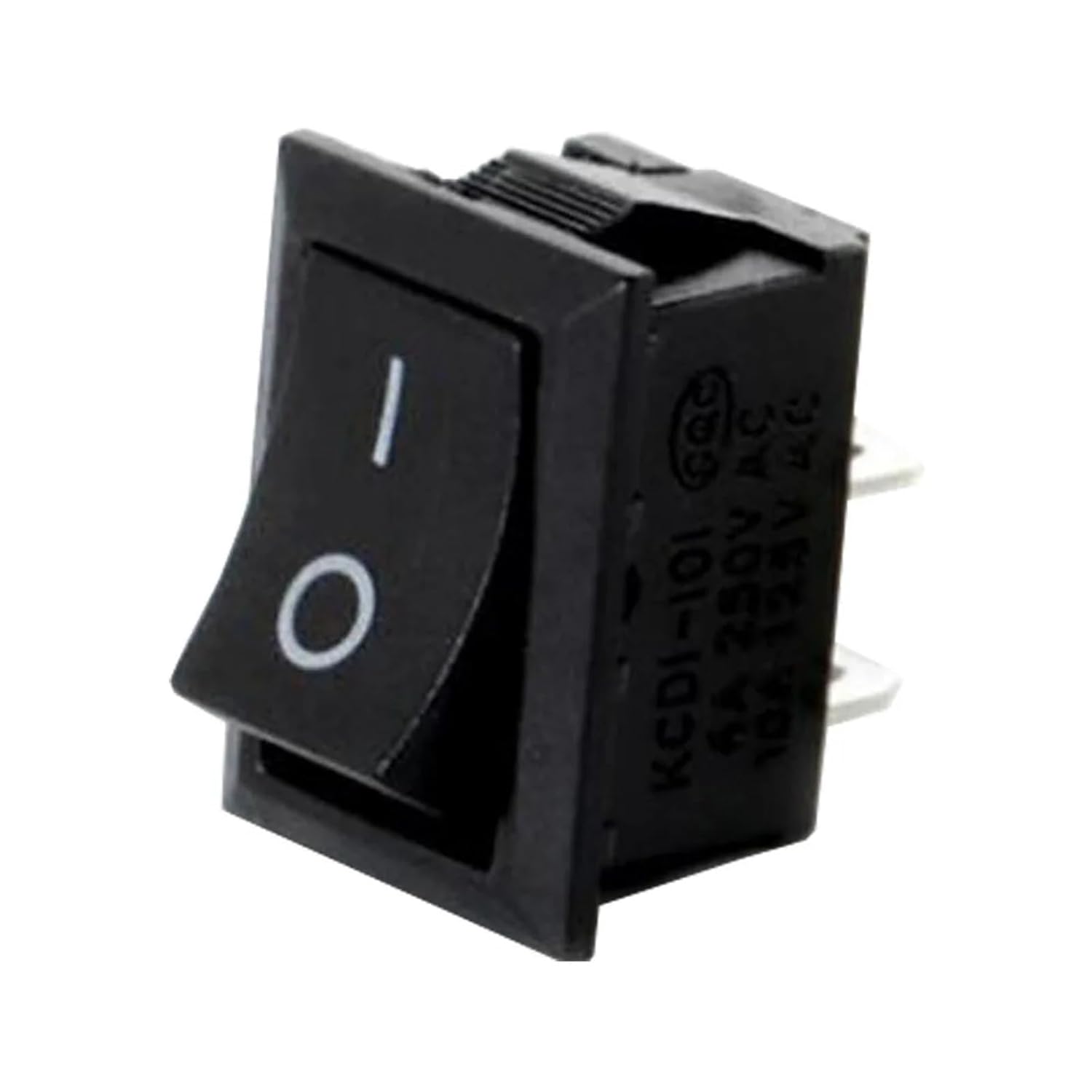 1Pcs Rocker Switch KCD1 Ship Type Two Gears/Three Gears 2 Feet 3 4 6 with Light Boat Power(4 F 2 G R)