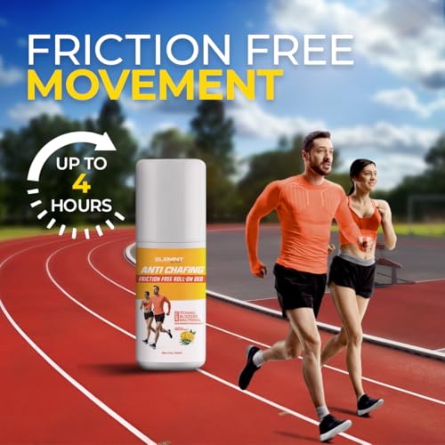 Image of Elemnt Anti Chafing Roll on | Prevents Underarms, Thighs, Initimate areas Chafing | Prevents Blisters, Rashes | Friction Free movement | Anti Bacterial Roll on for Sports and Fitness Activities | Uni - Sex | 100ml (Pack of 2)