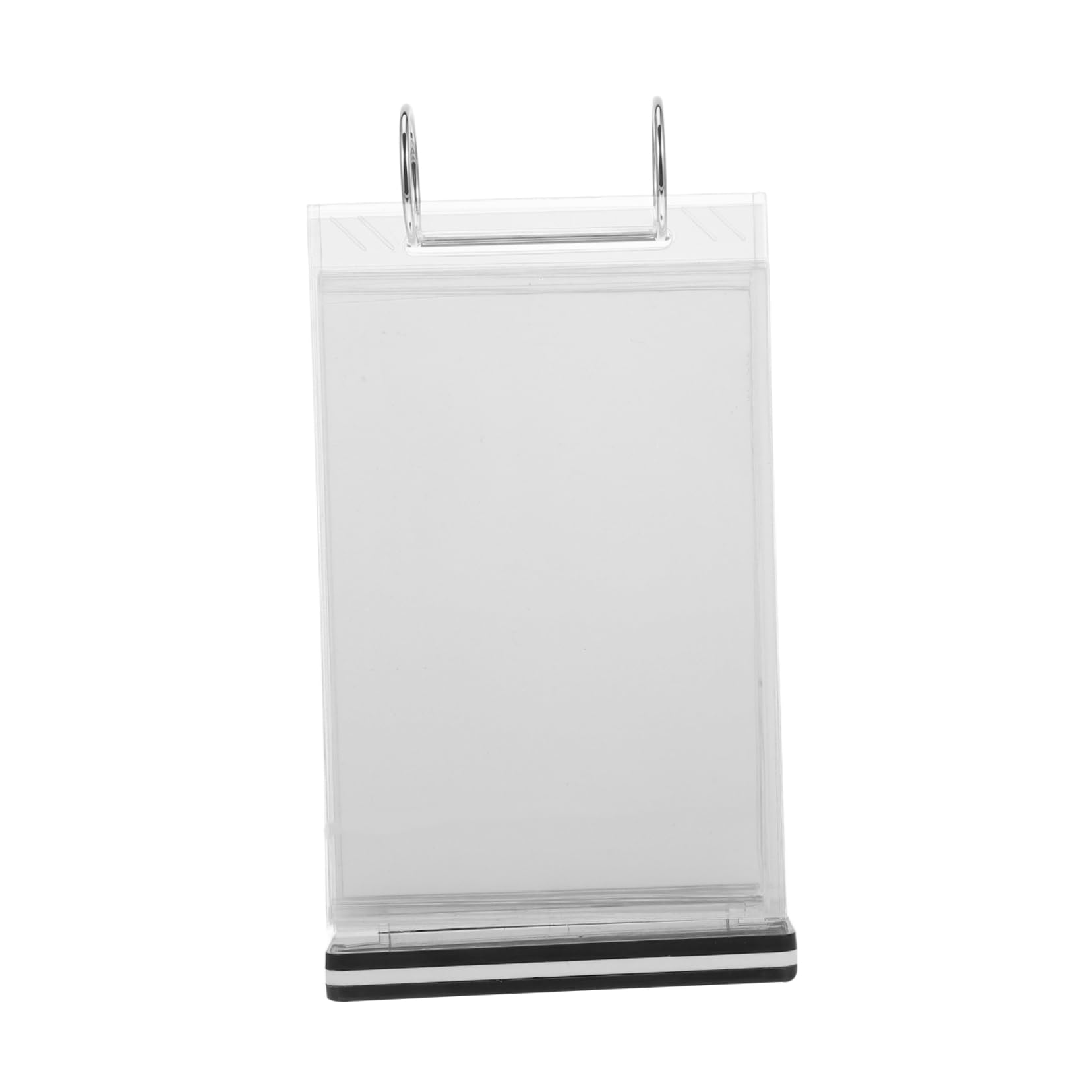 Sewroro 4piezas Soporte De Menú De Escritorio Vertical Expositor De Carteles Transparente Para Restaurantes Cafés Holder De Menú y Publicitarias