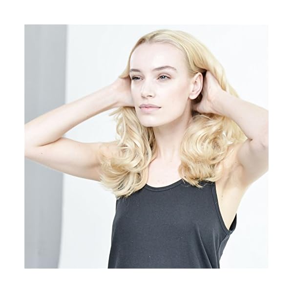 Bed Head Rock N Roller Clamp Free 2-in-1 Curling Wand | Round Barrel for Tousled Waves