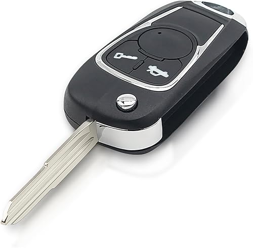 Miniatura 4 de para Chevrolet LOVA Sail Epica Lechi Spark Llave de coche remoto 2 botones sin cortar hoja clave reemplazo izquierdaderecha
