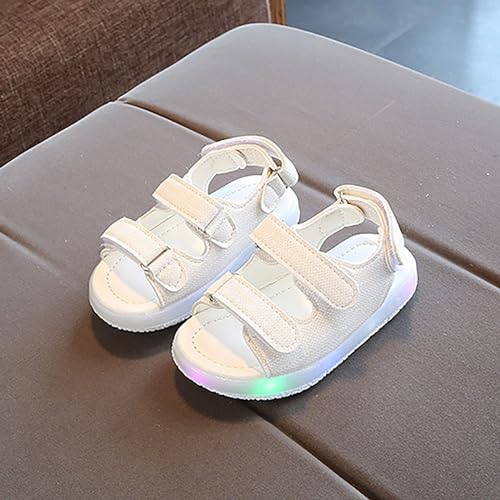 girl sandal size 4 Boys Girls LED Sandals Shoes Baby Toddler Summer Baby Shoes2