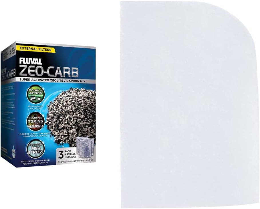 Fluval Zeo Carb 450g & 306/7 and 406/7 Filter Water Polishing Pad