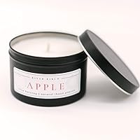 Vista 58 de River Birch Candles - Vela perfumada de almendra + miel, velas de soja de alta calidad, totalmente naturales, no tóxicas, vela de viaje de lata