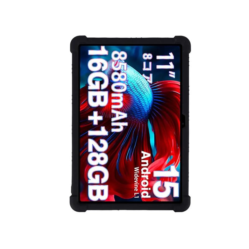 ATOOZ For DOOGEE U11 Case 11 Inch,Soft Silicone Kids Case For DOOGEE U11 Tablet 2025 With Stand (Red