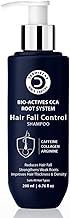 Dermistry Caffeine Collagen Wheat Protein Anti-Hair Fall Control Shampoo Strengthens Weak Roots Improves Thickness Density Reduces Breakage & Fall for Dry Frizzy Curly All Hair Types Men Women 200ml
