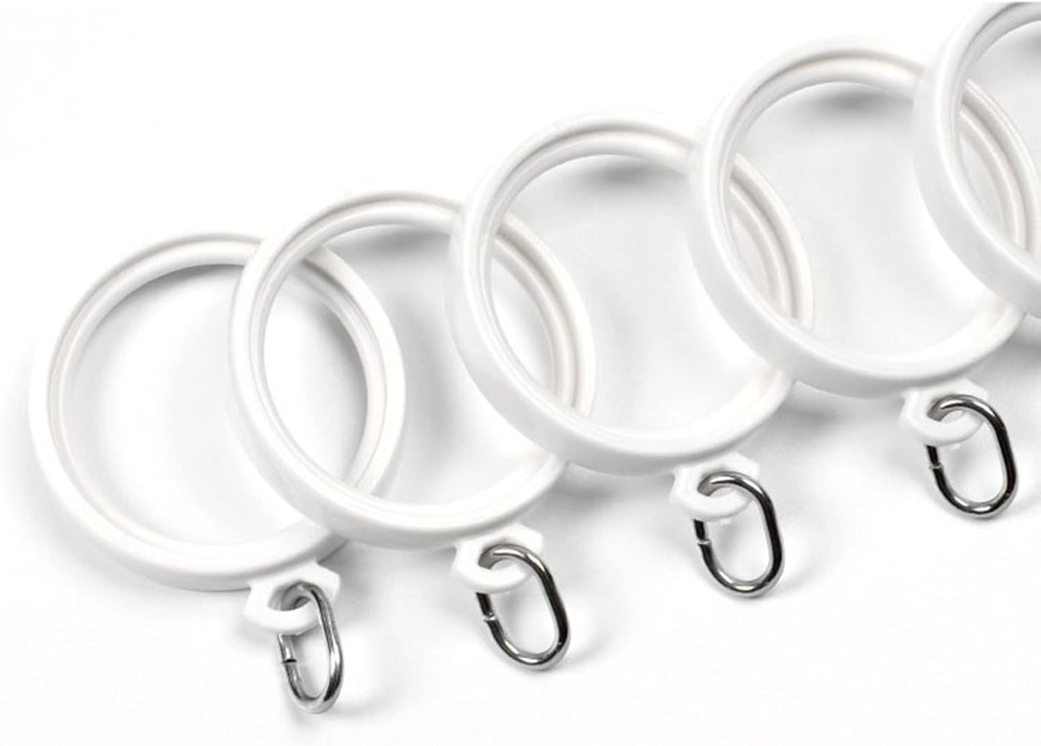 20 PCS Shower Curtain Hooksglide Easily on Bathroom Shower Rod Round Shower Rings for Bathroom Shower Rods Curtains,b (C)