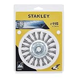 Es un cepillo cónico STANLEY STA36070-XJ - Cepillo de disco trenzado 115mm