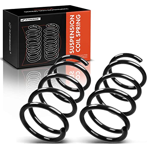 A-Premium 2Pcs Rear Suspension Coil Spring Set Compatible With Toyota Rav4 2001 2002 2003 2004 2005 2.0L 2.4L, Driver And Passenger Side, Replace# 4823100000, 4823142110 #TOP8