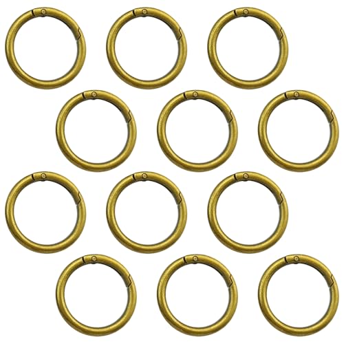APPLICAZIONI MULTIPLE: Grazie al design versatile, sono perfetti per riparare tracolle, creare portachiavi personalizzati, decorare cinture o come connettori per collari di animali domestici, risolvendo ogni esigenza di fissaggio nel bricolage quotidiano.