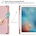 ZtotopCases for iPad Pro 12.9 Inch 2017/2015 (1st & 2nd Generation) with Pencil Holder, Lightweight Soft TPU Back Cover + Auto Sleep/Wake, Rose Gold