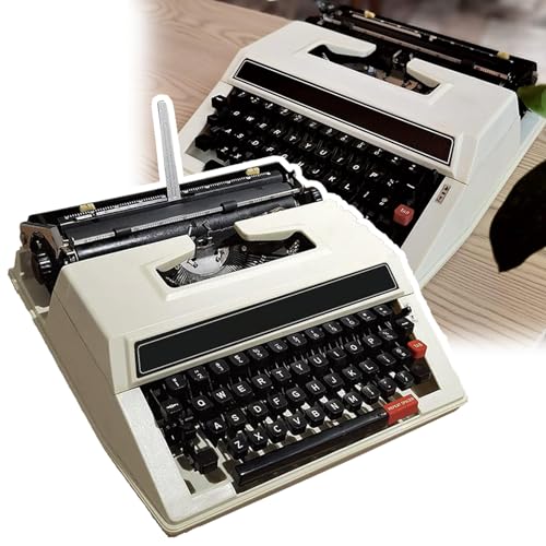 QYQCXGL Manual Typewriter Word Processor with Ribbon