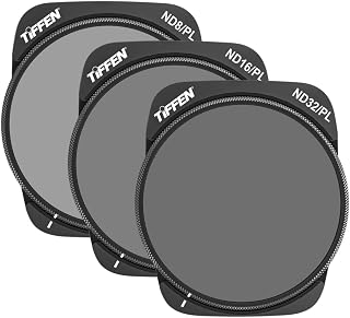 Tiffen NDPL 3 Filter Kit ND8 PL, ND16 PL and ND32 PL for DJI AIR 3 Drone