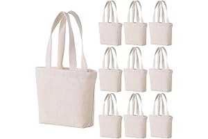 Charming Canvas Mini Tote: Perfect for Kids' Adventures and Artistic Explorations