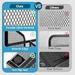 Pen Organizer for Desk - Multi-Functional Pencil Holder with Drawer Desk Organizers, Large Capacity Storage for School Office Home Supplies (Black)