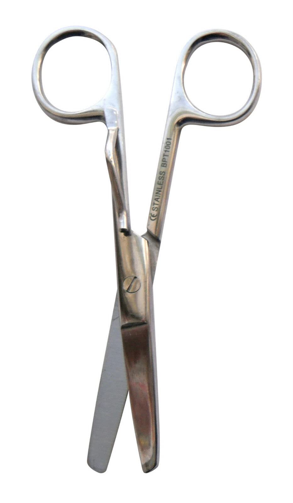 Toolspecific Silver 5" / 12.5Cm Pocket Scissors With Clip (Blunt/Blunt)