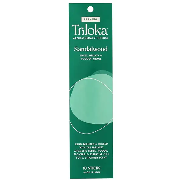 Triloka Premium Incense, Sandalwood, 10 Sticks 1
