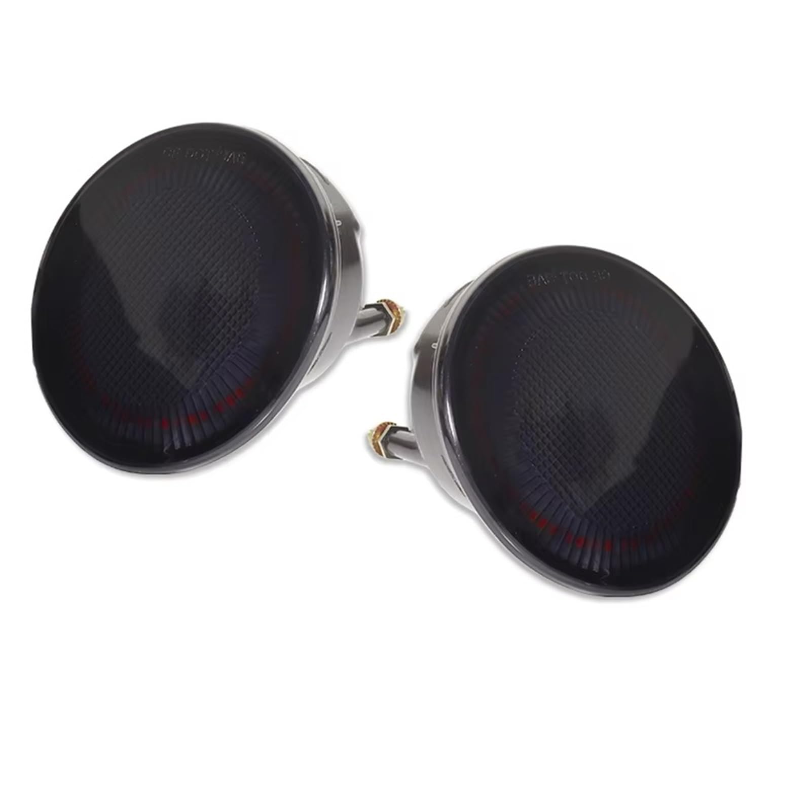 MMLLAOSW Car Red LED Rear Bumper Reflectors Tail Lights Rear Fog Lights W/White Backup Reverse Lights Compatible With VW 1998-2005(Smoked lens)